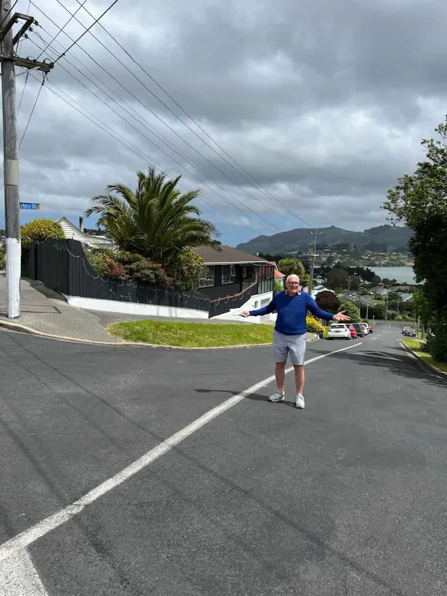 Mary St. Port Chalmers, where Nana's old house should be.