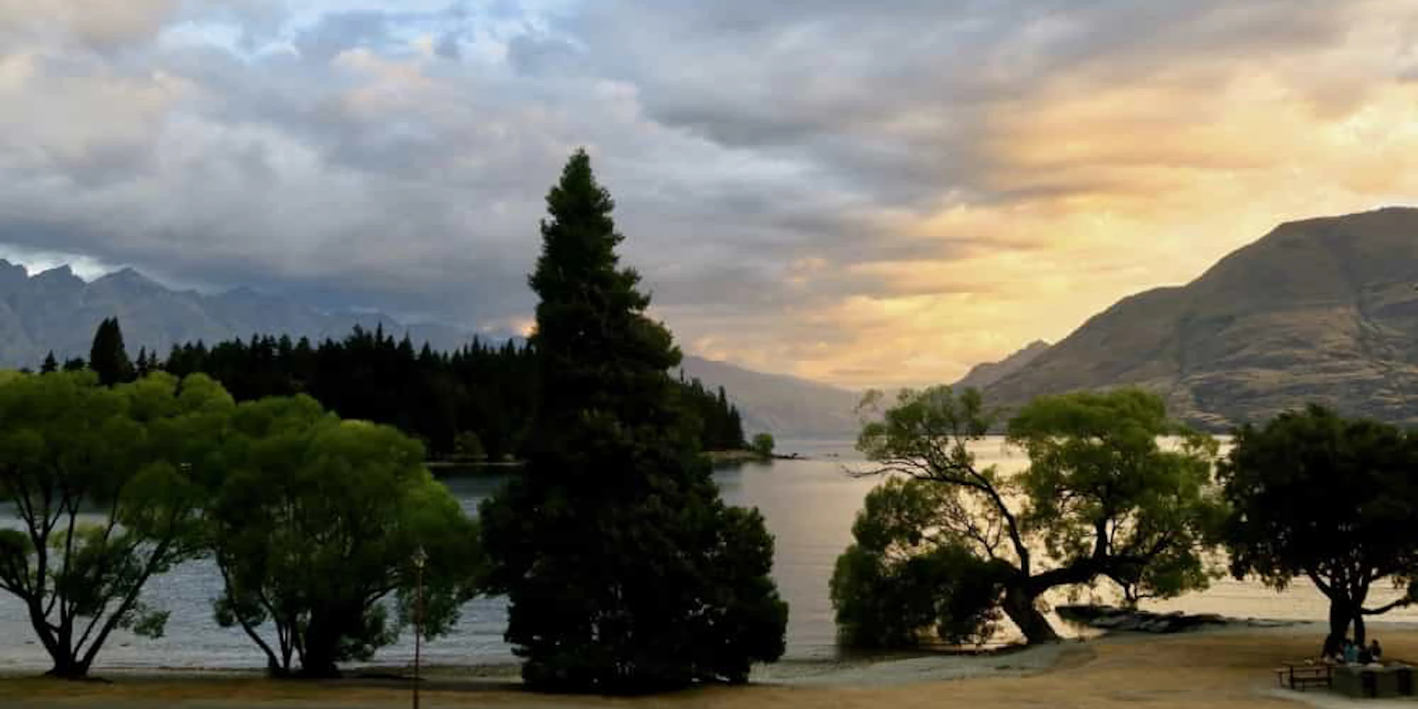 Queenstown from the hotel