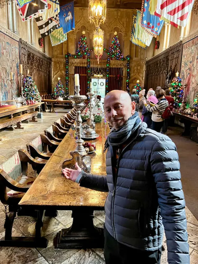 Medieval Style dining room at Hearst Castle.