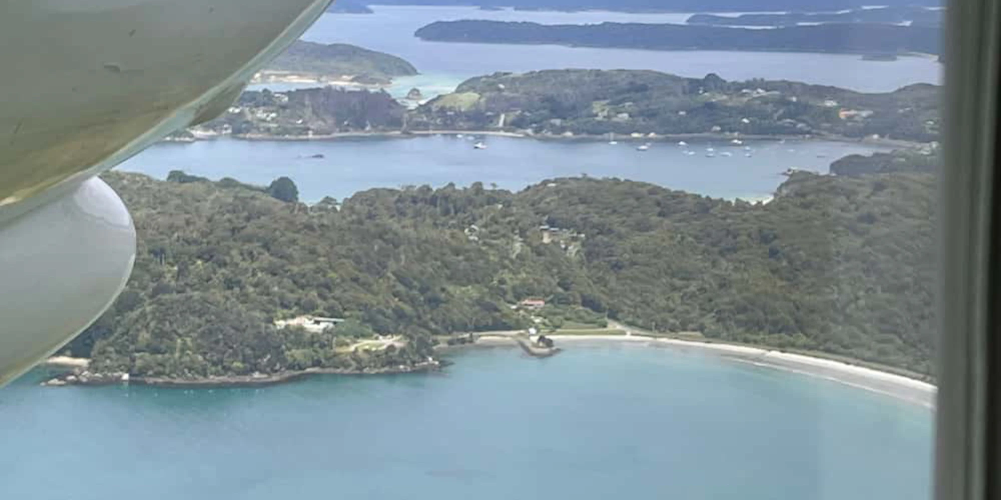 Stewart Island from the plane